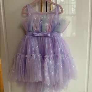 Elegant Pastel Tulle Dress for Kids